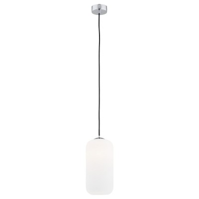 Pendul sticla design decorativ KALIMERA 14cm alb opal