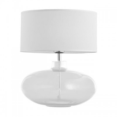 Lampa de masa moderna SEKWANA alb/transparent