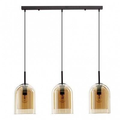 Lustra cu 3 pendule modern Velor champagne