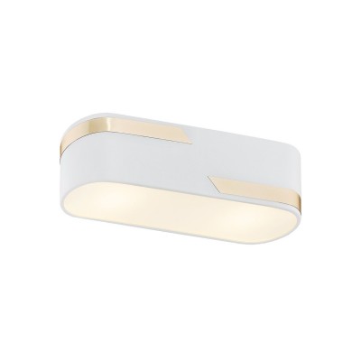 Plafoniera metalica design modern TONI 30cm alb/auriu