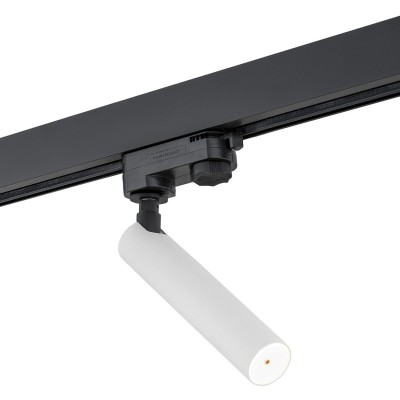 Spot LED pe sina ELBRUS alb / Accesoriu pentru sinele trifazate ARGON T-RACK