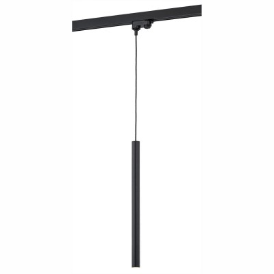 Spot LED suspendat pe sina ELBRUS negru / Accesoriu pentru sinele trifazate ARGON T-RACK