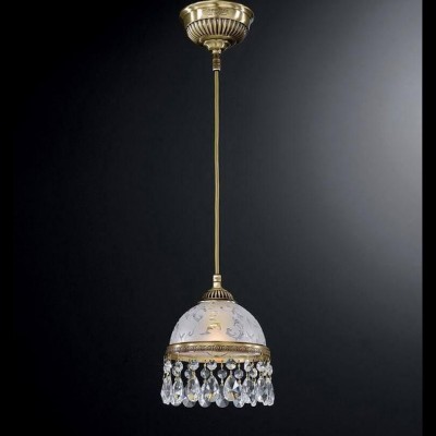 Lustra design clasic realizata manual din alama si Cristal Scholer 6200 