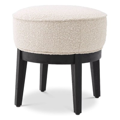 Taburete elegant design LUX Jarrett, Boucle crem