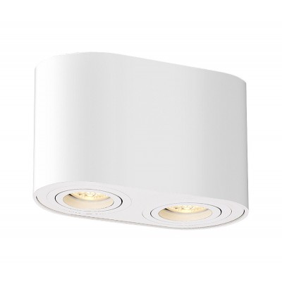 Plafoniera cu spoturi aplicate design minimalist Kobald alb mat