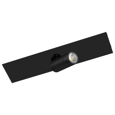 Corp cu spot LED, accesoriu pentru sinele TP TRACK, negru