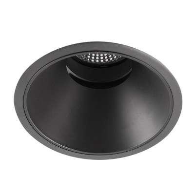 Spot LED incastrabil DEEP78 Downlight round black 60° 3000K spread