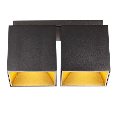 Corp aplicat cu 2 spoturi design modern ETHAN negru