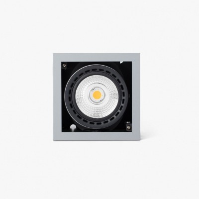 Spot LED incastrabil MINI COLIN-1 Grey recessed CRI95 18-25W 2700K 56°