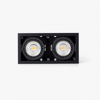 Spot LED incastrabil MINI COLIN-2 Black recessed 36-50W 2700K 20°