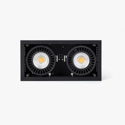 Spot LED incastrabil COLIN-2 Black recessed 48-72W 2700K 56°