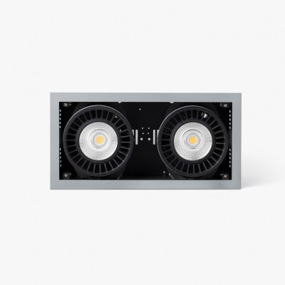 Spot LED incastrabil COLIN-2 Grey recessed 48-72W 4000K 56°
