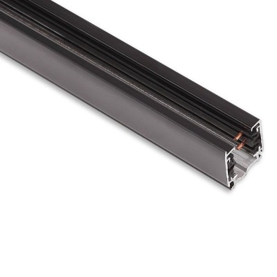 Sina trifazata neagra 2 metri lungime MAXLIGHT