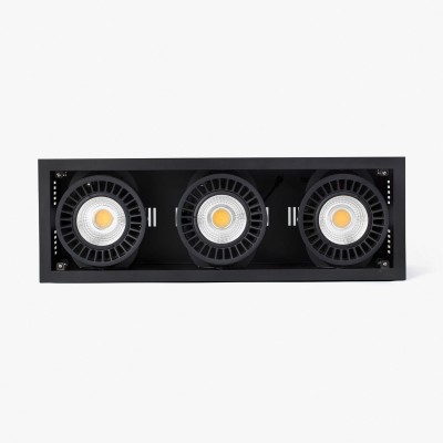 Spot LED incastrabil COLIN-3 Black recessed 72-108W 2700K 20°