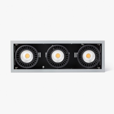 Spot LED incastrabil COLIN-3 Grey recessed 72-108W 2700K 20°