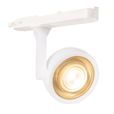 Spot LED directionabil pentru sina trifazata MAXLIGHT, CHARON alb