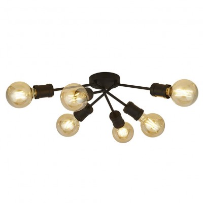 Lustra aplicata design vintage cu 6 spoturi directionabile Dance