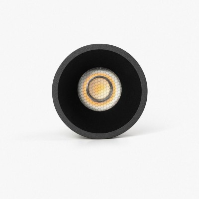 Spot LED incastrabil TULIPA Black recessed downlight 7W 15° 4000K CRI90