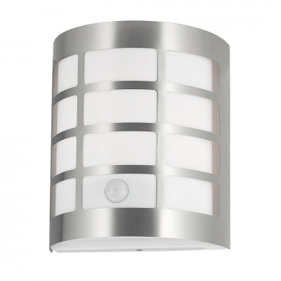 Aplica cu senzor de miscare, iluminat exterior design modern Sevilla crom satin