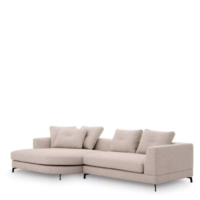 Canapea eleganta design LUX Moderno S left, Aveiro sand