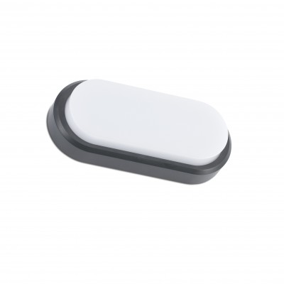 Aplica LED perete exterior stil clasic IP65 FRED XL gri