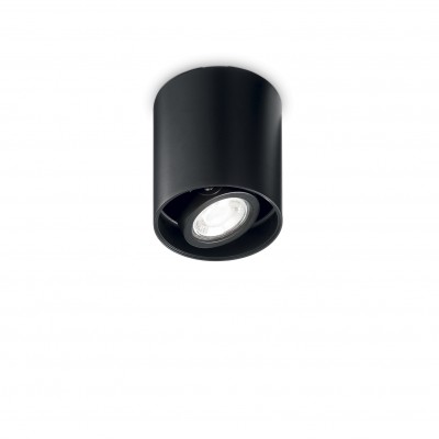 Corp aplicat cu spot directionabil MOOD PL1 D09 ROUND NERO
