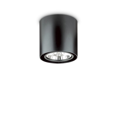 Corp aplicat cu spot directionabil MOOD PL1 D15 ROUND NERO