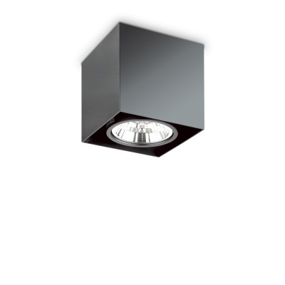 Corp aplicat cu spot directionabil MOOD PL1 D15 SQUARE NERO