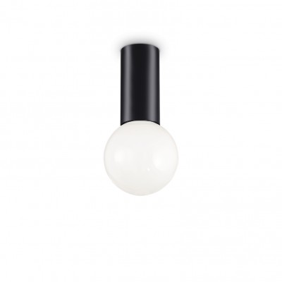 Plafoniera design minimalist PETIT PL1 NERO
