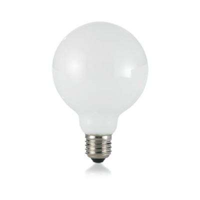 Bec LED dimabil E27 08W GLOBO D095 BIANCO 3000K