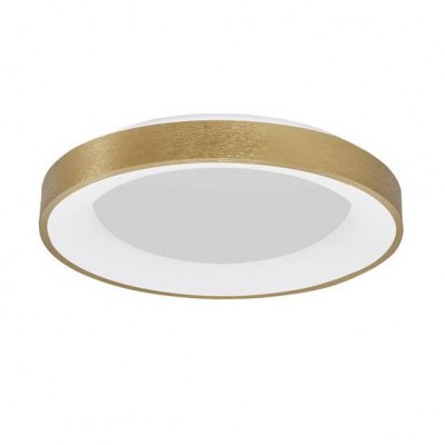 Plafoniera LED 3000K moderna Ø60cm RANDO THIN auriu