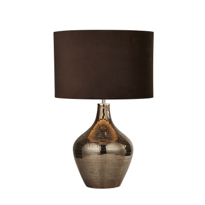 Veioza, Lampa de masa moderna Smoked Mosaic
