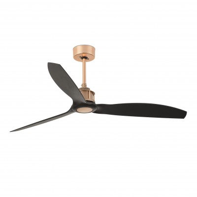 Ventilator de tavan cu telecomanda design modern JUST FAN cupru