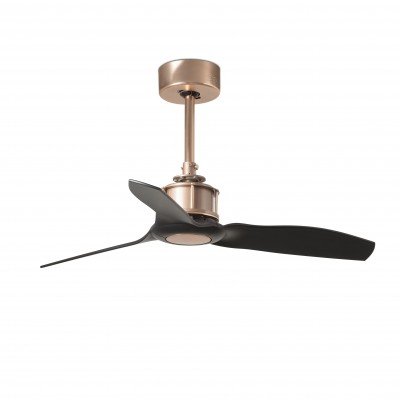 Ventilator de tavan cu telecomanda design modern JUST FAN cupru / negru