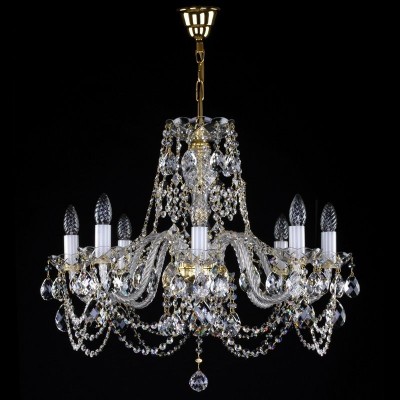 Candelabru elegant Cristal Bohemia Exclusive 8 brate DONATELA