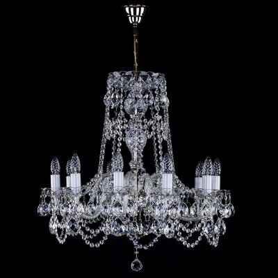 Candelabru elegant Cristal Bohemia Exclusive 10 brate DONATELA