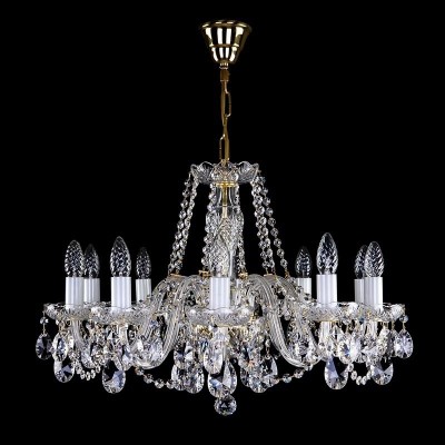 Candelabru elegant cu 10 brate Cristal Bohemia Exclusive ELSA X.