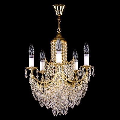 Lustra design LUX cu 5 brate Cristal Bohemia Exclusive Gita