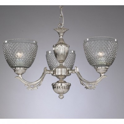 Candelabru cu 3 brate design italian din alama 9851