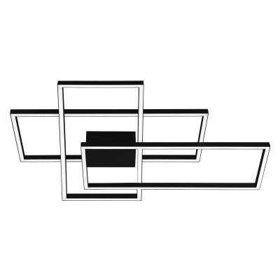 Lustra LED design modern geometric Erick negru