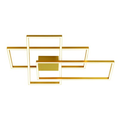 Lustra LED design modern geometric Erick auriu
