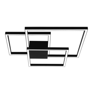 Lustra LED design modern geometric Erick negru
