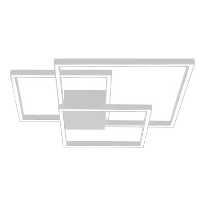 Lustra LED design modern geometric Erick alb