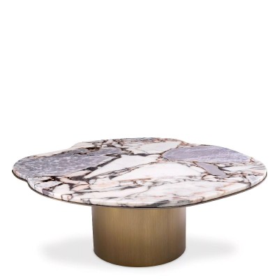 Masuta de cafea design LUX cu blat din marmura Shapiro