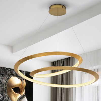 Lustra LED suspendata design modern Eternity Ø97cm