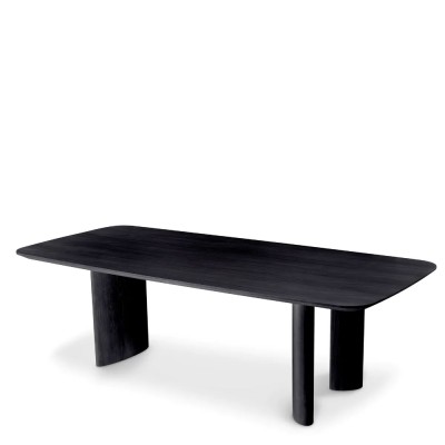 Masa dining moderna design LUX Harmonie S negru 241x109cm