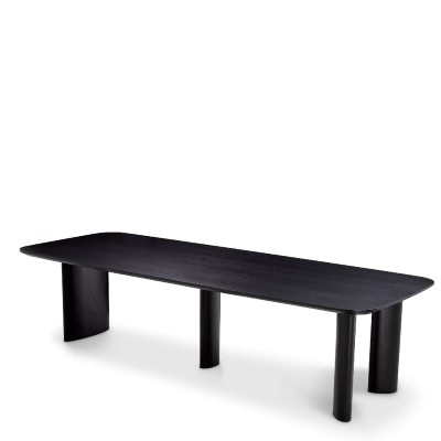 Masa dining moderna design LUX Harmonie L negru 300x116cm