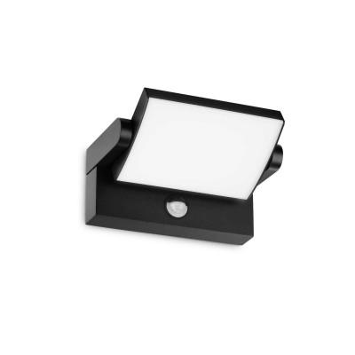 Aplica LED cu senzor de miscare pentru exterior IP54 Swipe ap neagra
