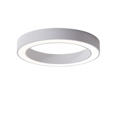 Lustra LED aplicata design slim circular MARCO TOP 40 3000K WH