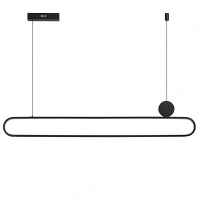 Lustra LED suspendata cu telecomanda NICODEMO CCT DIMM BK